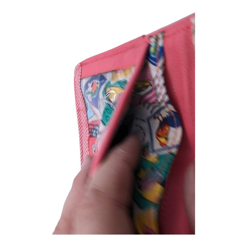 Vera Bradley RFID Beach Vintage Car Wallet Cuban Stamp Lining Bifold - Picture 12 of 12